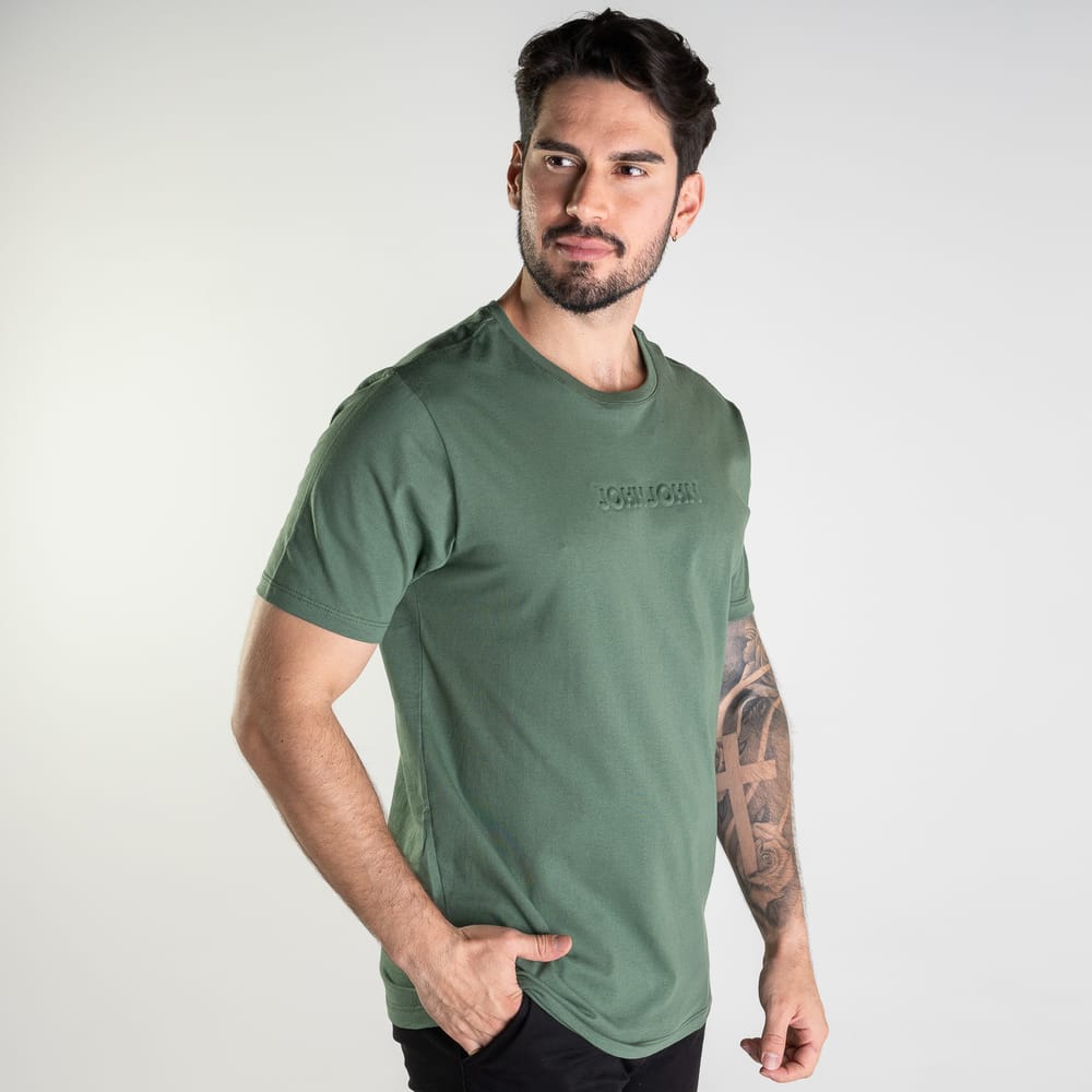 Camiseta John John High Relief Verde