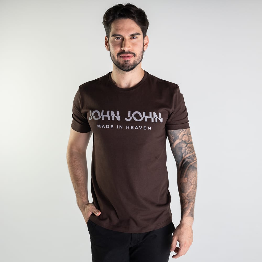 Camiseta John John Made in Heaven Marrom