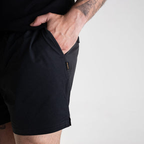 Shorts Beach Reserva Textura Liso Preto