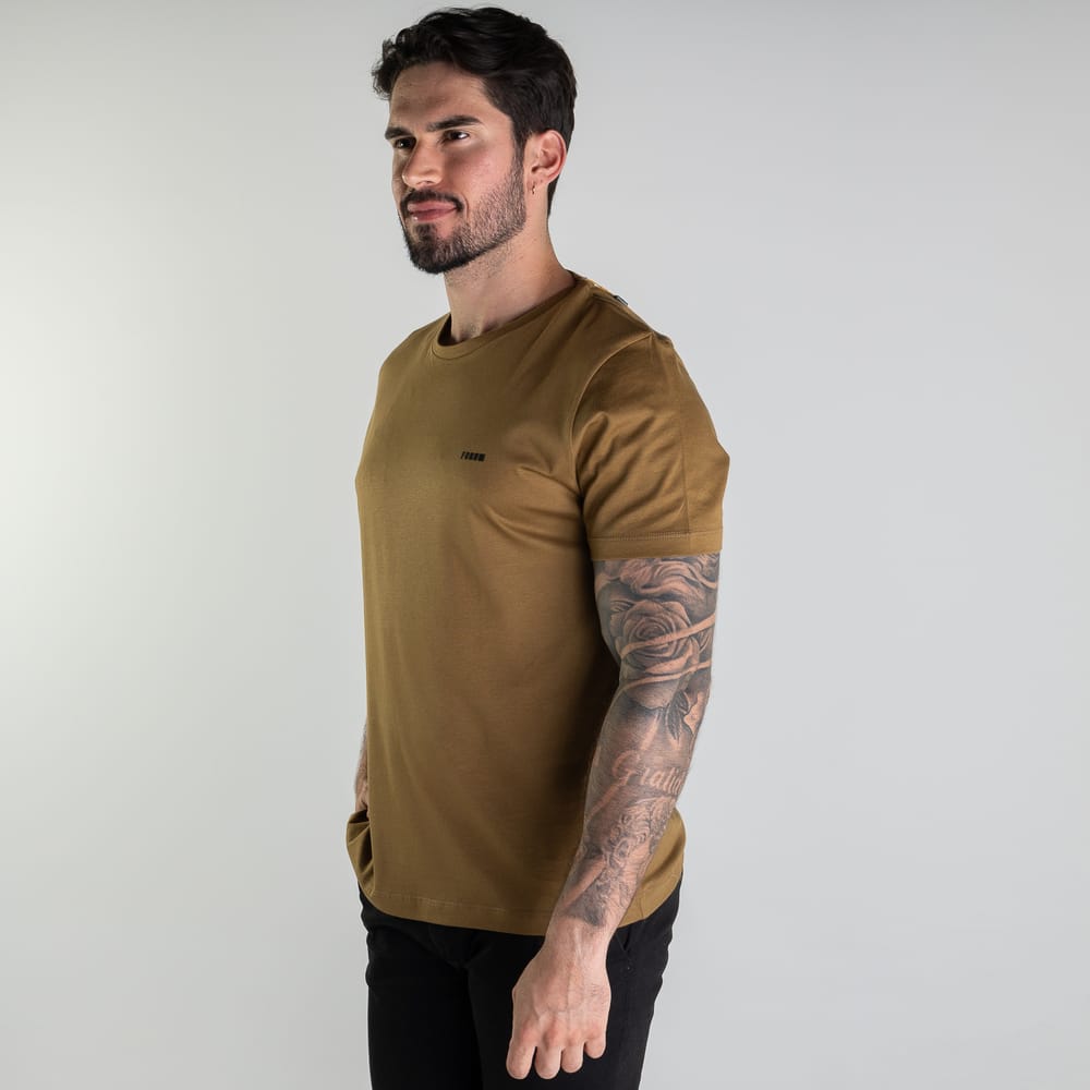 Camiseta Forum Algodão Pima Khaki