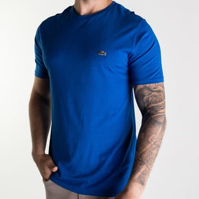 Camiseta Lacoste Algodão Pima Azul