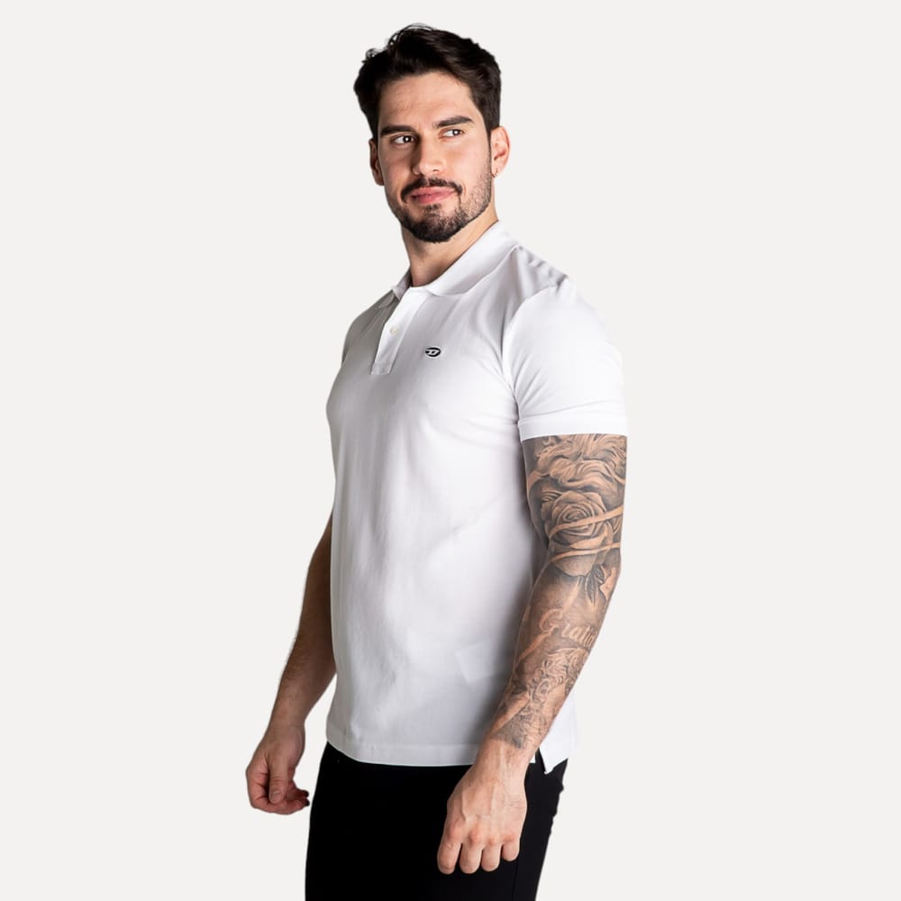 Camisa Polo Diesel T-Smith-Doval-PJ Branca